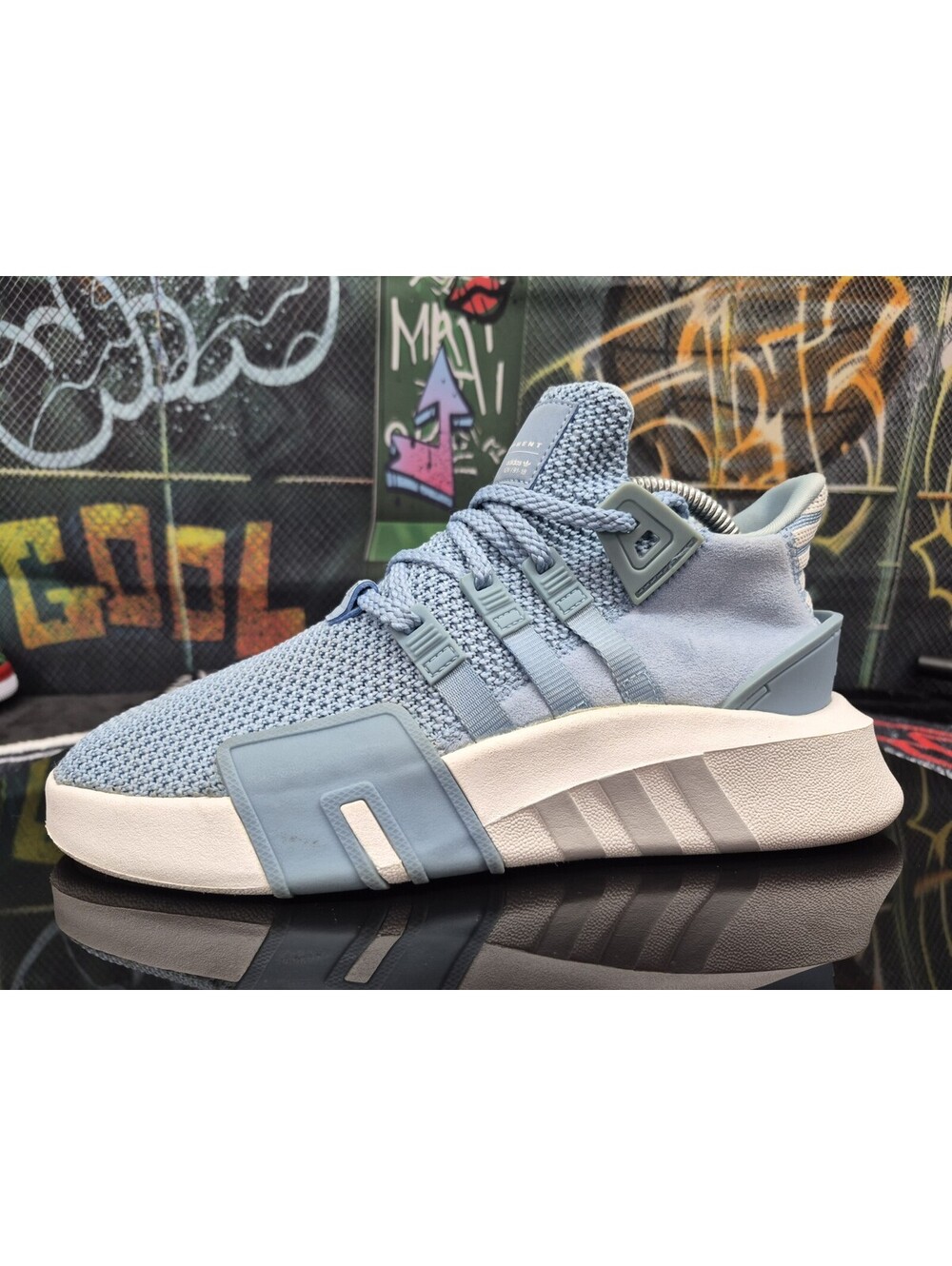 Adidas Women's EQT ADV/91-18 Athletic Shoes Ash Blue AC7353 womens 6.5W youth 5Y